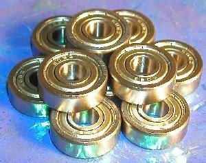 100 608ZZ Skateboard/Inline Skate/Rollerblade/Hockey Bearings