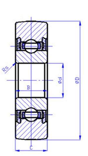 Track rollers ball bearing:vxb:Ball Bearing