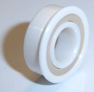 FR2-5-2RS Full Ceramic Sealed Flanged Bearing 1/8"x5/16"x9/64" ZrO2