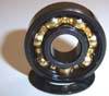 8 ABEC-7 Skateboard Balls Bearings Bronze Cage Sealed Black